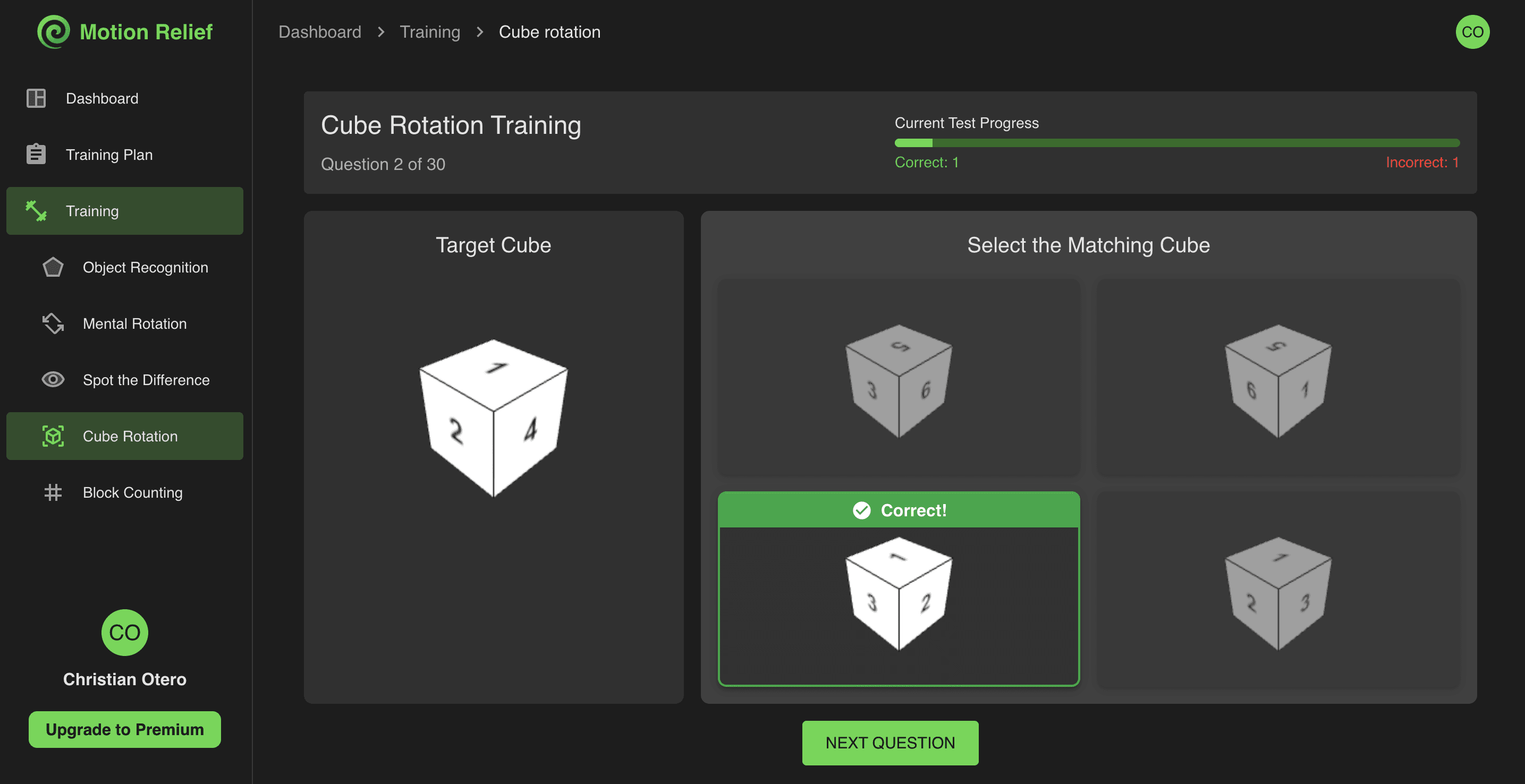Introducing Cube Rotation Training