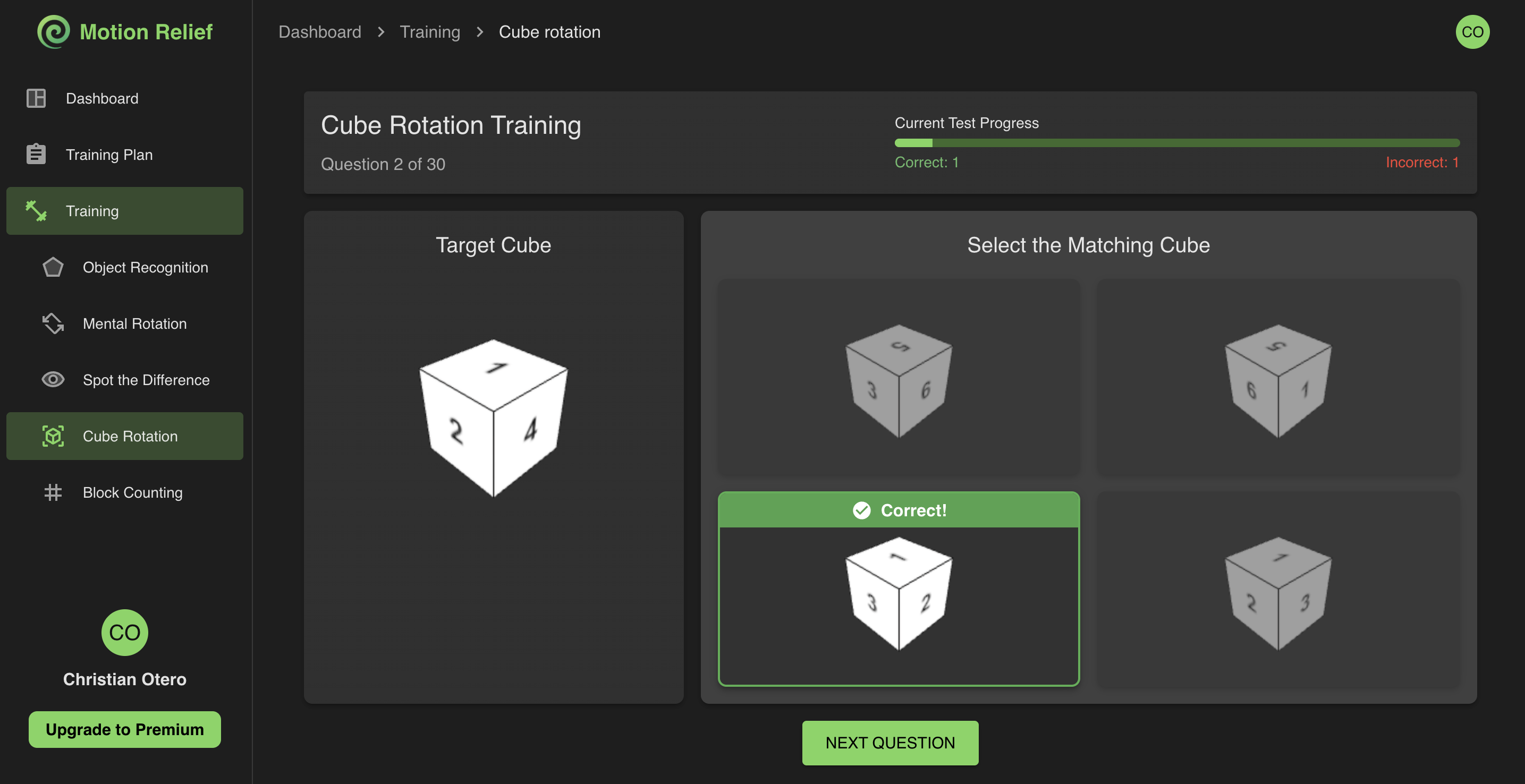 Introducing Cube Rotation Training